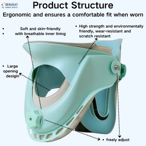 Attelle cervicale orthopédique médicale réglable, <span class=keywords><strong>correcteur</strong></span> de posture anti-flexion à ajustement bidirectionnel pour les douleurs cervicales - Product Image 2