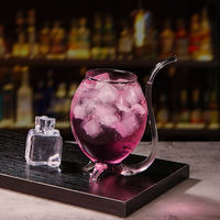 Verre à cocktail Highball transparent avec logo, pour boissons mélangées, dégustation artisanale, grande tasse de 500 ml, verre à vin, verre à cocktail