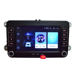 Android 7 "reproductor Multimedia para coche navegación GPS radio MP5 reproductor 2 DIN para VW Volkswagen <span class=keywords><strong>Bora</strong></span> SEAT Leon 2 Altea Toledo Skoda - Product Image 2