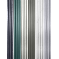 Panneau mural en lattes WPC moderne, grille 3D en chêne pour chambre à coucher, hôpital et hôtel - Écologique, imperméable, installation facile