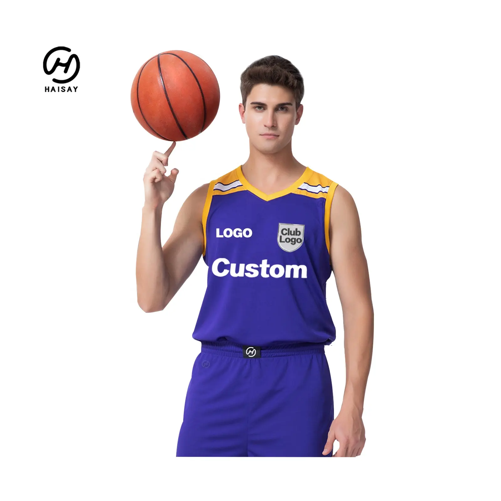 Yüksek kaliteli tasarım renk boş basketbol antrenman formaları sublime kumaşlar erkekler geri dönüşümlü basketbol üniforması baskı için