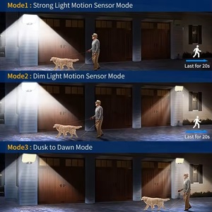 234led năng lượng mặt trời tường ánh sáng ngoài trời không thấm nước riêng biệt năng lượng mặt trời bảng điều khiển ánh sáng cảm biến chuyển động điều khiển từ xa trong nhà sử dụng ngoài trời - Product Image 3