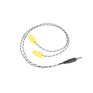 레이싱 용 더블 옐로우 이어피스 전기자 스피커 레이싱 헤드폰 3.5mm 커넥터