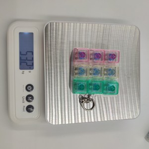 Transparent Luminous Nine-<b>key</b> Colorful Frosted <b>square</b> Plastic case Keycapsmechanical Keyboard Fingertip Stress-relief Toy - Product Image 4