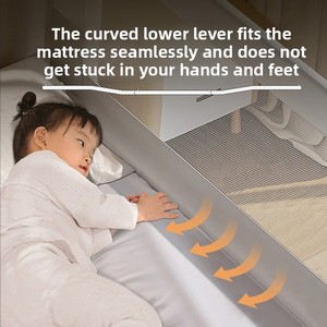 Barrière de <span class=keywords><strong>lit</strong></span> bébé en cachemire simple face pour prévenir les chutes et protéger les nourrissons - Product Image 4