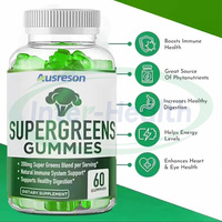 VitaSpring OEM SuperGreens Gommes Supplément de soutien immunitaire Légumes Fruits Gummy Superfood Super Greens Gummies