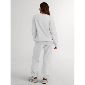 2025 à la mode reine femmes XS/XS deux pièces sweats à col rond automne pantalons de survêtement pour salon ensembles tenues à la mode col rond - Product Image 2