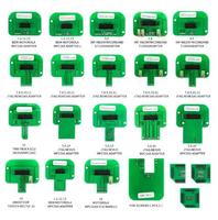 Tableau BDM en Aluminium de Haute Qualité avec LED pour Programmeur ECU BDM100 + Kit de 22 Sondes Adaptateurs BDM FGTECH V54, Outil de Reprogrammation de Puces ECU