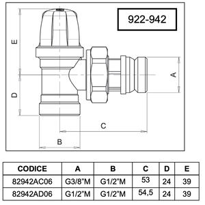 Soporte Cuadrado Tulipán para Válvulas de Control 3/8X1/2 Tamaño - Product Image 3