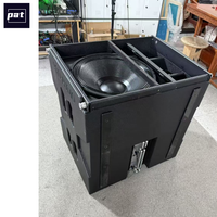 Subwoofer passif professionnel portable étanche de 18 pouces pour extérieur, en contreplaqué, avec haut-parleur néodyme, pour sonorisation basse fréquence
