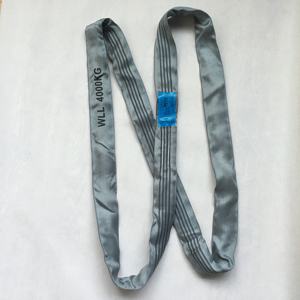 ヘビーデューティ1トンリフティング容量4トン5トン8トン12トンパイプラインエンドレスポリエステルラウンドウェビングスリング - Product Image 4