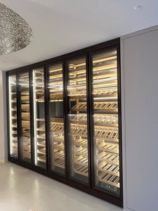 Stainless Steel Cigar <b>Cabinet</b> Constant Temperature and Humidity Custom Stainless Steel Cigar <b>Cabinet</b> - Product Image 2