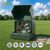 JZP Déploiement Rapide Utilitaire Grade 100-150kVA Monophasé Pad Monté Transformateur Prix Usine pour Alimentation en Zone