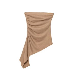SHENZHU Donna Primavera 2025 Nuova Moda Top Stile Fasciante Senza <span class=keywords><strong>Spalline</strong></span> Vintage <span class=keywords><strong>con</strong></span> <span class=keywords><strong>Spalline</strong></span> <span class=keywords><strong>Sottili</strong></span> e Schiena Scoperta, Top Chic Femminile - Product Image 6