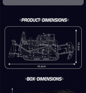 Moule <span class=keywords><strong>King</strong></span> 15084 Puzzle Car APP Machinery Bulldozer RC Building Block Assembly Puzzle Truck Brick Set Toys - Product Image 6