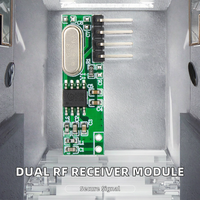 Module récepteur RF en plastique à code roulant YET205B, 433 MHz/315 MHz, idéal pour l'automatisation domestique et l'utilisation universelle par Ev1527