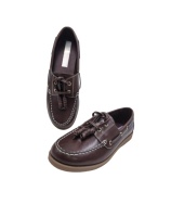 Chaussures ouvertes plates décontractées pour femmes avec caractéristique de confort nouveau style populaire de bout rond TPR + PU + PU matériel pour la marche des filles