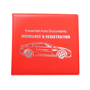 Organizador de Documentos para Vehículo, de PU, para Guantera, Impermeable, Anti-Robo, Plegable, Estilo Urbano Simple, Primavera 2025 - Product Image 6