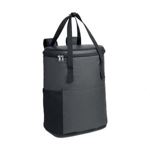 Cooler Rucksack <b>Waterproof</b> Made Water-repellent 600D RPET w PE <b>Foam</b> Insulation PEVA Lining 20L Backpack Travel Sports Silk - Product Image 1