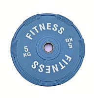 EIGFOH Plaques de poids en caoutchouc souple Macaron, durables, pour usage commercial, pour la musculation et le fitness à domicile