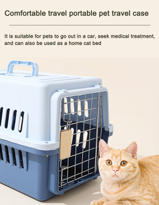 Cage de transport multifonctionnelle pour animaux de compagnie, approuvée par les compagnies aériennes, pour chiens et chats, transport en voiture, visites chez le vétérinaire, chenil portable - Product Image 4