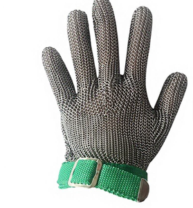Guante de seguridad de malla metálica flexible de acero inoxidable 304, resistente a cortes, nivel 9 de ANSI/ISEA, de alta resistencia a la tracción - Product Image 5