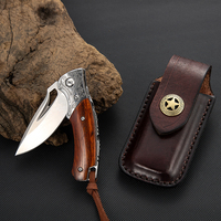 M390 Poeder Staal Edc Mes Outdoor Draagbare Hoge Hardheid Handgemaakte Fruit Messen Camping Folding Pocket Mes Met Schede