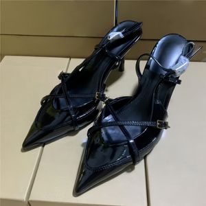 2026 Summer Pointed Toe Sexy <b>Heeled</b> Sandals Fashion Women's Party Dress Shoes High-quality Designer Women's <b>Heeled</b> Sandals Shoes - Product Image 4