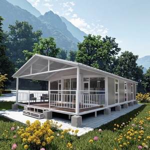 Imperméable à l'eau préfabriqué 40Ft 20Ft Extensible Pavillon Conteneur Maison Préfabriquée Villa Portable Maison Construction <span class=keywords><strong>Immobilier</strong></span> - Product Image 1