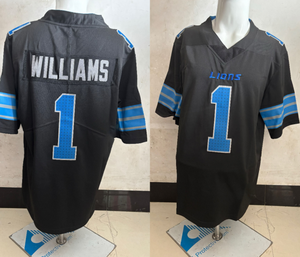 Großhandel genähte American Football Trikots Neue Saison #16 Goff #0 Gibbs #1Williams Detroit Lions Stick trikots - Product Image 6