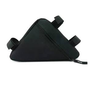 Triangle Bicycle <b>Frame</b> Bag Polyester Front Mount Zipper Portable Cycling Storage Mountain Bike <b>Black</b> Red Blue Yellow Detachable - Product Image 4