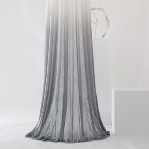 Tissu de Voile de rideau Transparent en lin doux dernier cri de l'usine - Product Image 1