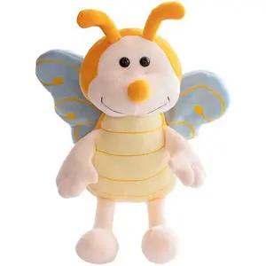 2830 12 Inch Cuddly Butterfly Stuffed Plush Animal Soft Fuzzy Stuffed Animal With Beautiful Wings Insect Doll Butterfly Toy