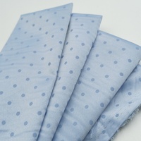 Fabricante de Tela Jacquard, Tela Jacquard Elástica Azul con Puntos, Absorbente de Humedad, para Ropa Interior Femenina y Deportiva