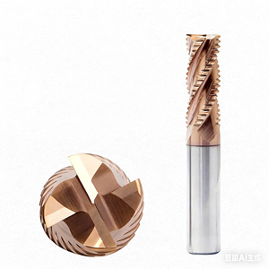 Tungsten <strong>Carbide</strong> Rough <strong>End</strong> <strong>Mill</strong> Coated 4-Flute HRC55 1-20mm Milling Cutter for CNC Machines OUMEIA Brand ODM/OEM - Product Image 5