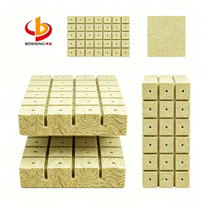 Vente Flash : Cubes <span class=keywords><strong>de</strong></span> <span class=keywords><strong>Laine</strong></span> <span class=keywords><strong>de</strong></span> <span class=keywords><strong>Roche</strong></span> Hydroponique Agricole, Durables et Résistants <span class=keywords><strong>au</strong></span> <span class=keywords><strong>Feu</strong></span> - Product Image 1
