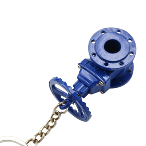 Fabricants en gros de porte-clés en métal en forme de valve, alliage rotatif, pendentif de clé, simulation de valve 3D, porte-clés - Product Image 6