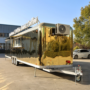 Chammp รถขายอาหารไอติมรถลากอาหารบนถนนรถขายพิซซ่ารถลากมีอุปกรณ์ครบครันออกแบบได้ตามต้องการ - Product Image 6