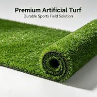 Césped Artificial para Fútbol de 30 mm para Paisajismo y Deportes |   Césped Artificial Resistente al Desgaste para Campos de Fútbol y Suelos Multiusos