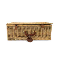 Panier à vin en saule naturel JY Supplies Decoration, idéal pour les fêtes, souvenirs d'Australie, rangement alimentaire, cadeau, panier de pique-nique en osier