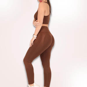 สปอร์ตบราไร้รอยต่อสุดเซ็กซี่ของผู้หญิงชุดครอปท็อปหน้าอกขนาดพิเศษบาสเก็ตบอลความเข้มสูง - Product Image 3