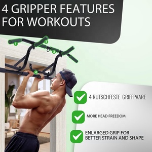 Wellshow Sport Barra per <span class=keywords><strong>Trazioni</strong></span> da <span class=keywords><strong>Porta</strong></span> Senza Foratura, Robusta per <span class=keywords><strong>Trazioni</strong></span>, Dips e Flessioni - Product Image 3