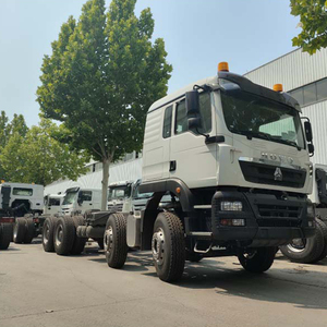 รถบรรทุกพื้นเรียบสำหรับงานหนัก Sinotruk Howo TX 6X4 351-450 แรงม้า ดีเซล ยูโร 5 เกียร์ธรรมดา สำหรับการขนส่งทางหลวง - Product Image 5