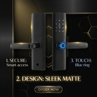 Harga Grosir Kunci Pintu Digital A11 Smart Intelligent Fingerprint Locks Tuya Wifi TTlock APP Remote Control