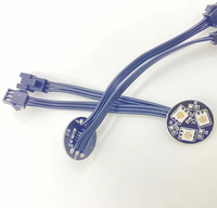 Lumière LED intérieure de 22 mm, 0,72 W, 12 V, pré-câblée, lumière LED à pixels Ws2811