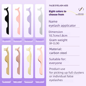 Kit d'extension de <span class=keywords><strong>cils</strong></span> en acier inoxydable le plus vendu – Pince à <span class=keywords><strong>cils</strong></span> durable à pointe arrondie pour <span class=keywords><strong>cils</strong></span> magnétiques - Product Image 4