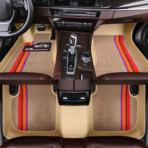 Revêtement de sol avant arrière en cuir pvc, tapis de voiture moulé 3d pour bmw <span class=keywords><strong>série</strong></span> 3 e90, tapis de sol de voiture étanche pour mg zs - Product Image 2