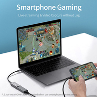 Kingma enregistrement HD MI à Type-C USB-C audio vidéo carte de capture 4K vidéo jeu live streaming et vidéo conférence