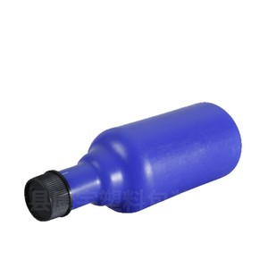 Botella de aditivo para combustible de 350 ml, botella de aditivo de PE, botella de plástico azul, botella de limpiador de motor, botella de aditivo para gasolina - Product Image 3