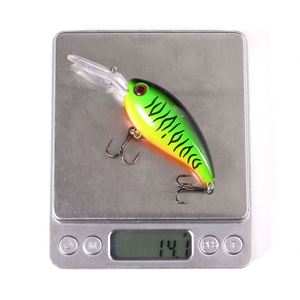 <span class=keywords><strong>Meilleur</strong></span> 10cm 14g Crankbait Leurres Wobblers de plongée en plastique dur pour la pêche au <span class=keywords><strong>brochet</strong></span> avec des yeux réalistes - Product Image 6